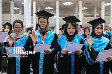 Graduation ceremony of non-Iranian students in Iran