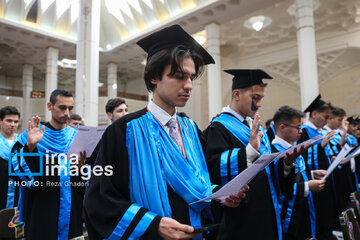 Graduation ceremony of non-Iranian students in Iran