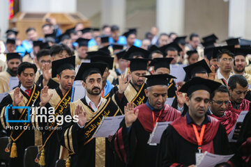 Graduation ceremony of non-Iranian students in Iran