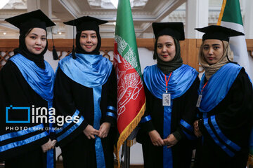 Graduation ceremony of non-Iranian students in Iran