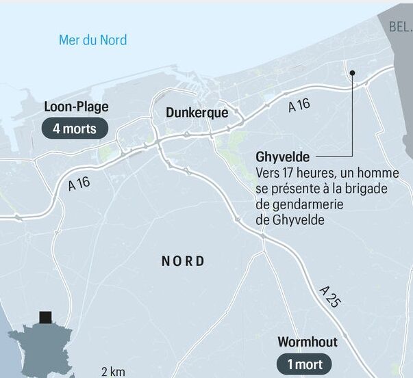 Un attentat contre les migrants en France : cinq personnes tuées dans le Nord