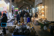 Historical Bazaar of Tabriz in cold weather