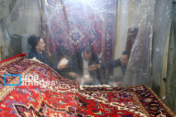 Historical Bazaar of Tabriz in cold weather