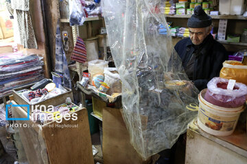 Historical Bazaar of Tabriz in cold weather