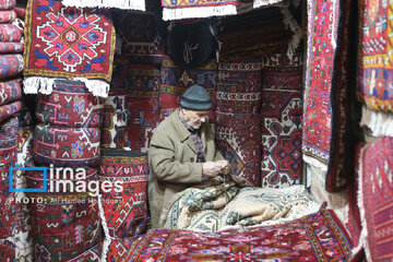 Historical Bazaar of Tabriz in cold weather