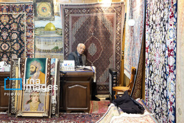 Historical Bazaar of Tabriz in cold weather