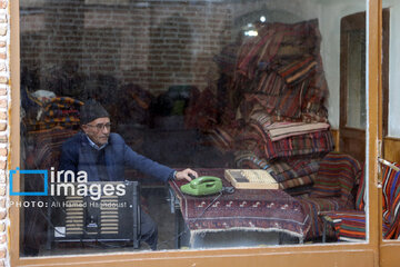 Historical Bazaar of Tabriz in cold weather