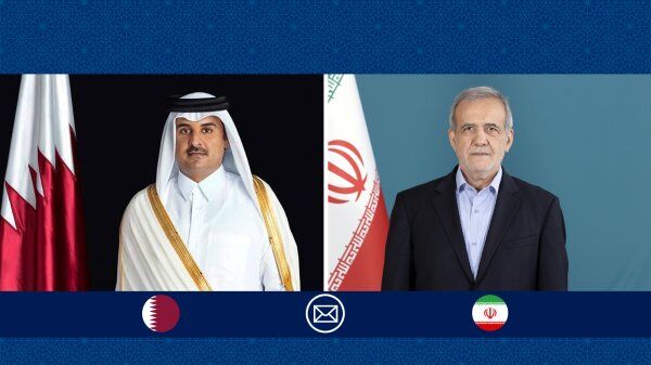 الرئيس بزشکیان يهنئ امير دولة قطر بالعيد الوطني