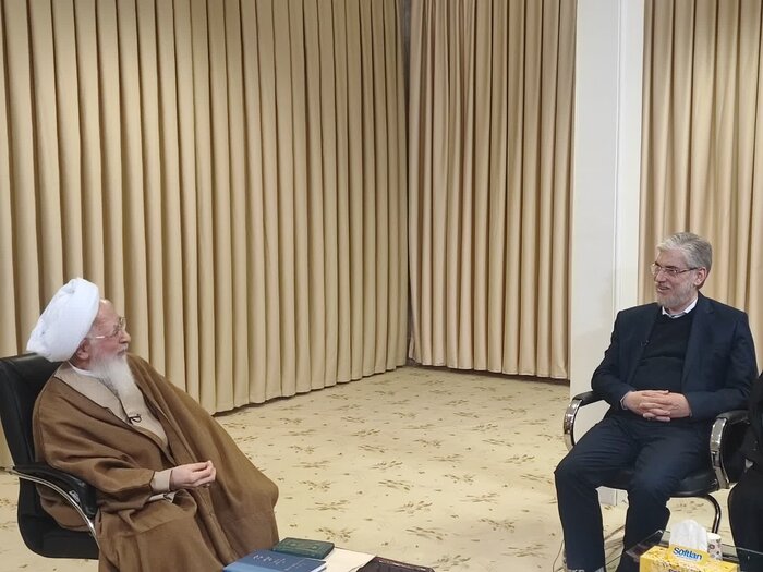 دیدار وزیر علوم با آیتالله جوادی آملی