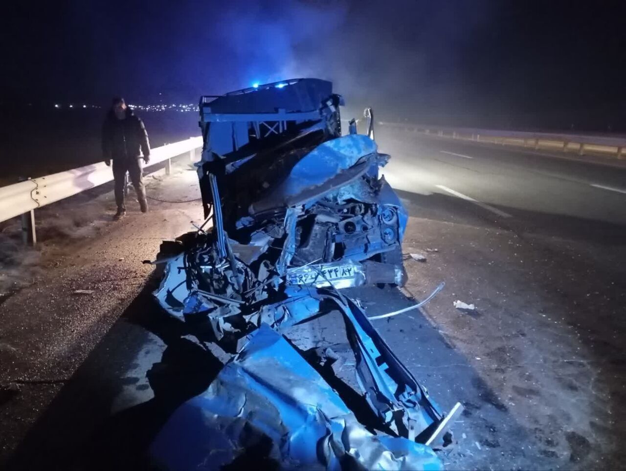 سانحه رانندگی در آزاد راه تبریز _ زنجان یک کشته به جا گذاشت سانحه رانندگی در آزاد راه تبریز _ زنجان یک کشته به جا گذاشت