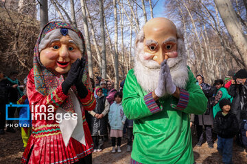 Yalda festival in Tehran's  Farahzad River Valley