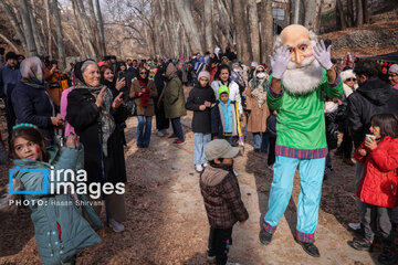 Yalda festival in Tehran's  Farahzad River Valley