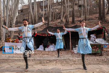 Yalda festival in Tehran's  Farahzad River Valley