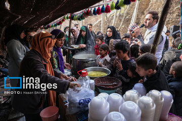 Yalda festival in Tehran's  Farahzad River Valley