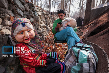 Yalda festival in Tehran's  Farahzad River Valley