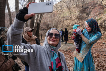 Yalda festival in Tehran's  Farahzad River Valley