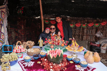 Yalda festival in Tehran's  Farahzad River Valley