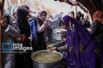 Yalda festival in Tehran's  Farahzad River Valley