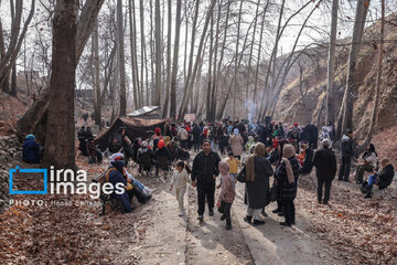 Yalda festival in Tehran's  Farahzad River Valley