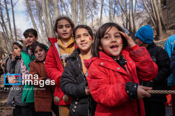 Yalda festival in Tehran's  Farahzad River Valley