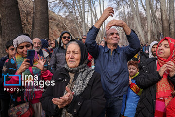 Yalda festival in Tehran's  Farahzad River Valley