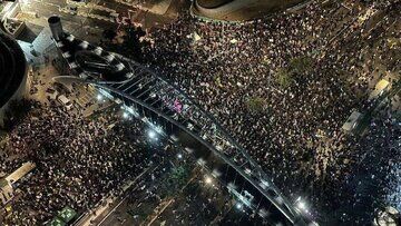 Israelis hold another massive anti-regime demo in Tel Aviv