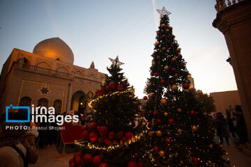 Vank Cathedral on eve of birth of Jesus Christ (AS) in Isfahan