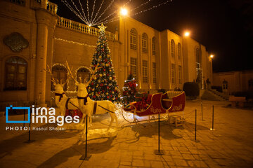 Vank Cathedral on eve of birth of Jesus Christ (AS) in Isfahan