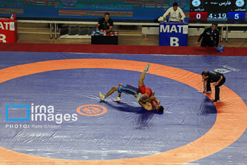 National Greco-Roman wrestling championship held in Shiraz