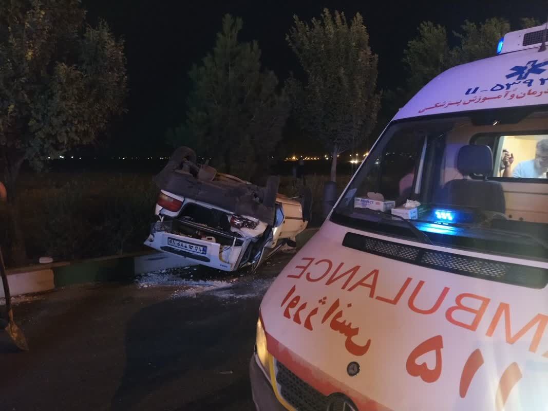 حادثه رانندگی در جاده پارس آباد ۶ مصدوم برجا گذاشت