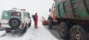 امدادرسانی به ۱۸۰ نفر در راه مانده توسط امدادگران هلال احمر آذربایجان غربی