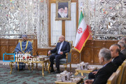 Iranian parliament speaker, Omani FM meet in Tehran