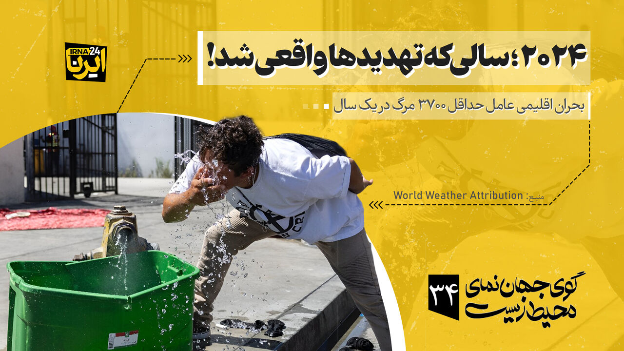 ۲۰۲۴؛ سالی که تهدیدهای اقلیمی واقعی شد! ۲۰۲۴؛ سالی که تهدیدهای اقلیمی واقعی شد!