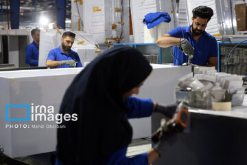 Manufacturing of refrigerators in northeastern Iran