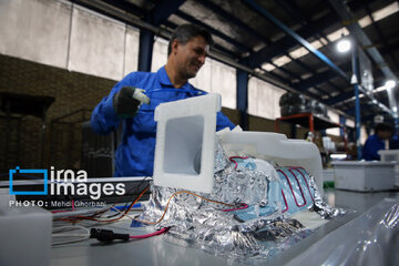 Manufacturing of refrigerators in northeastern Iran