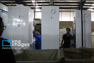 Manufacturing of refrigerators in northeastern Iran