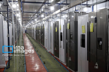 Manufacturing of refrigerators in northeastern Iran
