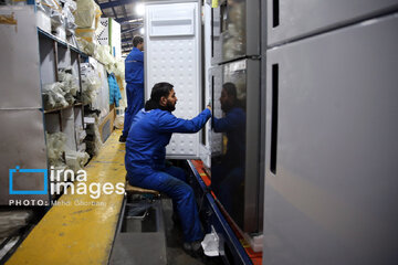 Manufacturing of refrigerators in northeastern Iran