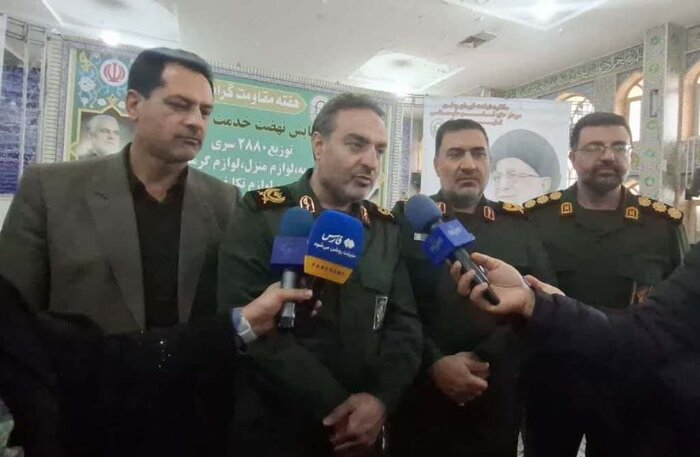 رزمایش خدمت مومنانه در کرمان/توزیع ۲ هزار و ۸۸۰ سری جهیزیه و لوازم گرمایشی آغاز شد