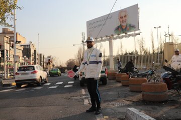 اعمال محدودیت‌های ترافیکی اطراف مصلای تهران