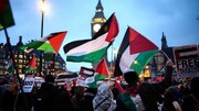 ‘Free Palestine’ slogans echo in London streets again