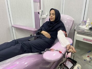 صدرنشینی بانوان لرستان در اهدای خون ۱۲ ساله شد