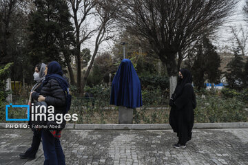 Eight busts of war-time university students unveiled in Tehran