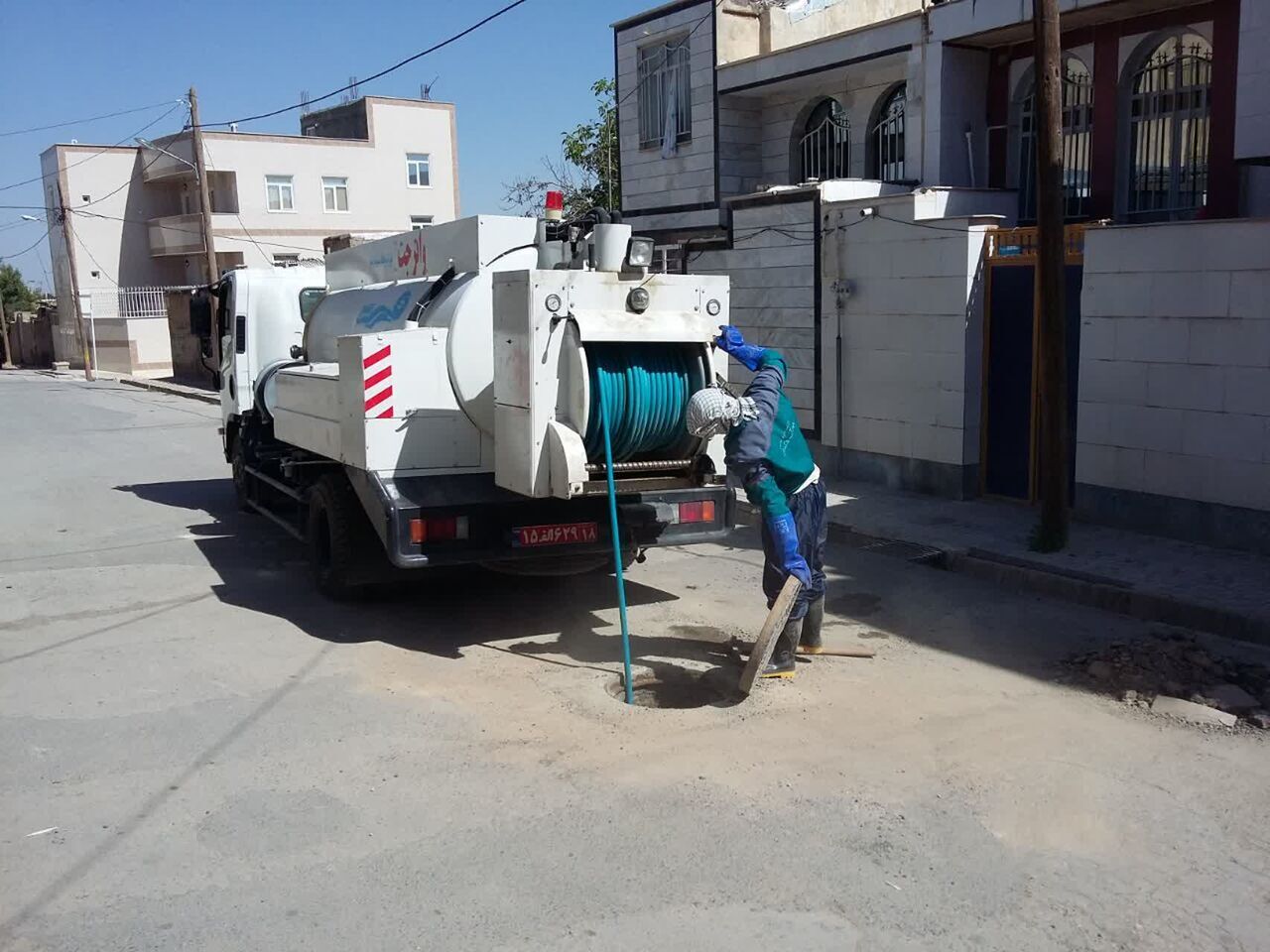 لایروبی افزون بر ۵۰۰ کیلومتر از شبکه فاضلاب کلانشهر اهواز