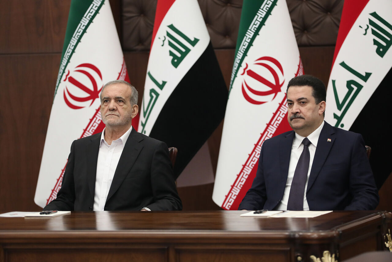 Pres. Pezeshkian says Iran-Iraq ties at highest level