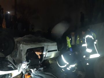 تصادف خودرو در جاده کندوان پنج مصدوم داشت