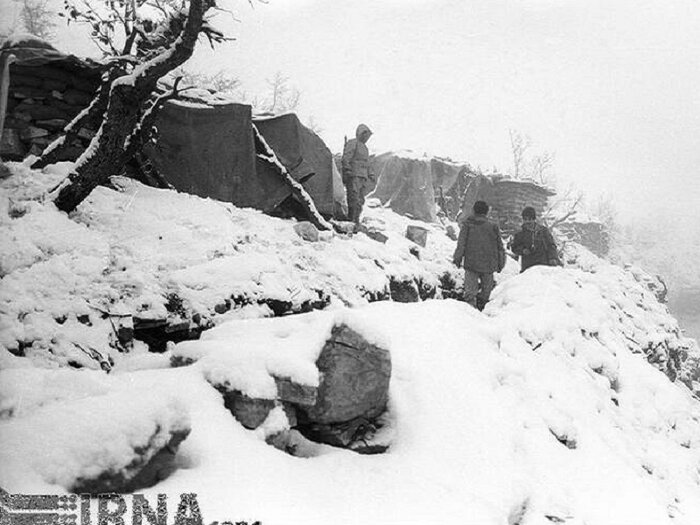 عملیاتی در سرمای استخوان سوز کردستان