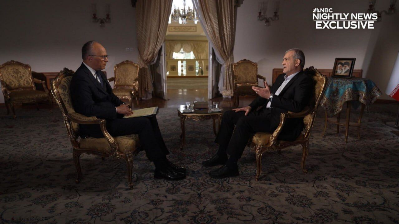 President Pezeshkian to give important message in NBC interview