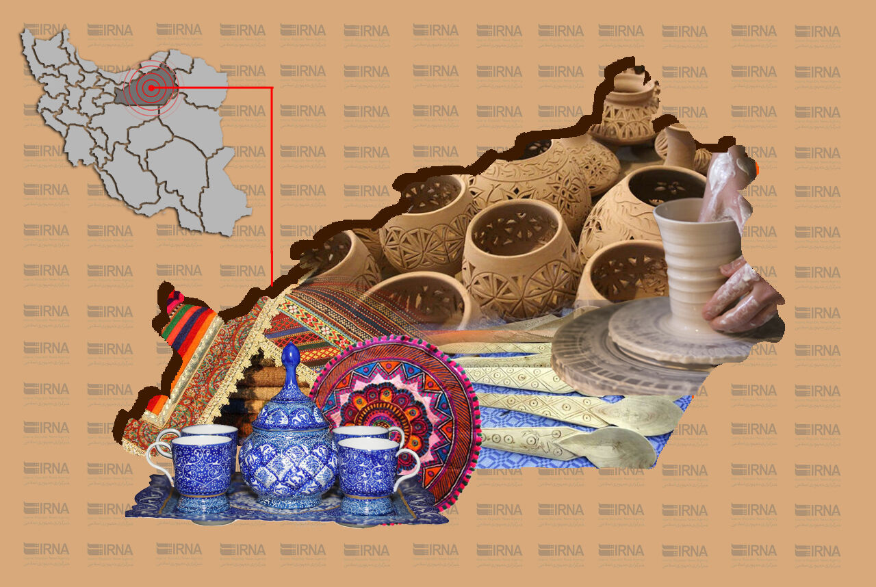 ارتقای جایگاه صنایع دستی سمنان با توسعه آموزش و رونق فروش تولیدات