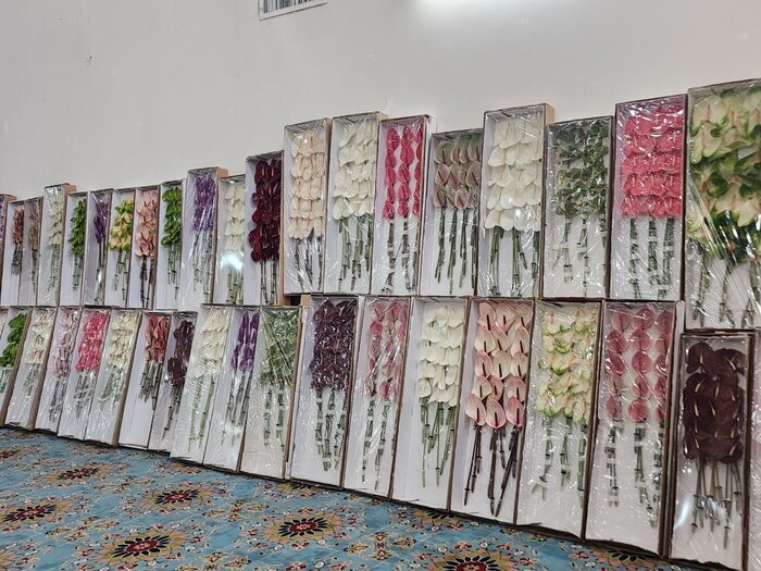 اهدای ۴۵۰هزار شاخه گل توسط گلکاران پاکدشتی به حرمهای مطهر عتبات عالیات